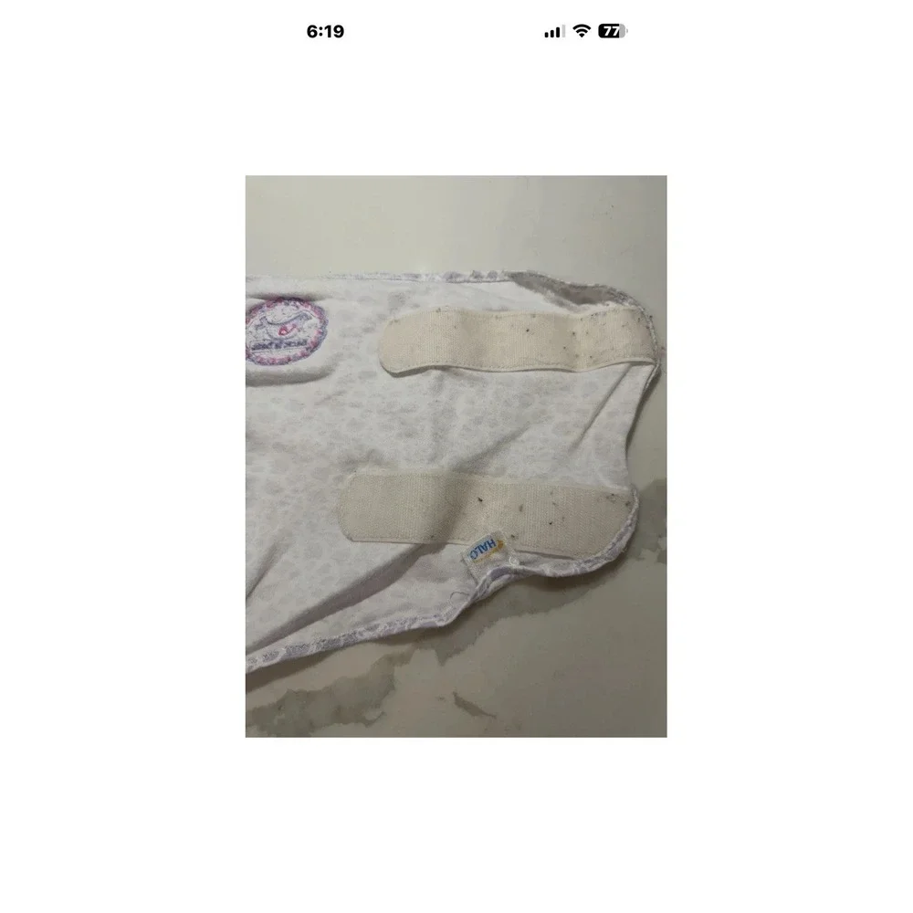 Halo Lot Of 2 Sleepsack Swaddles Sz NB / S Gauzy Gender Neutral Geometric